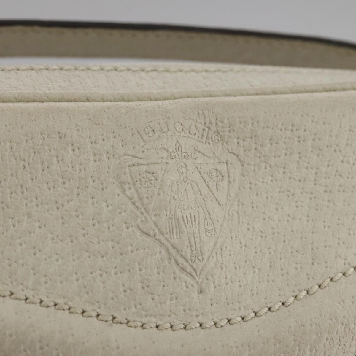 Gucci Crest Pink Leather Shoulder Bag ()