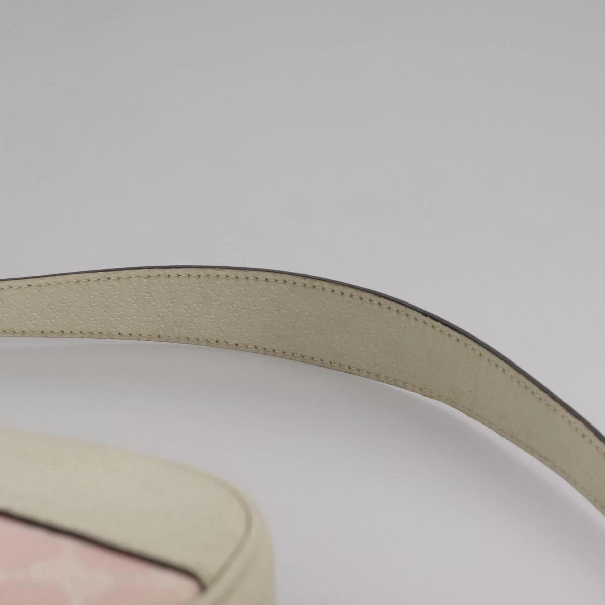 Gucci Crest Pink Leather Shoulder Bag ()