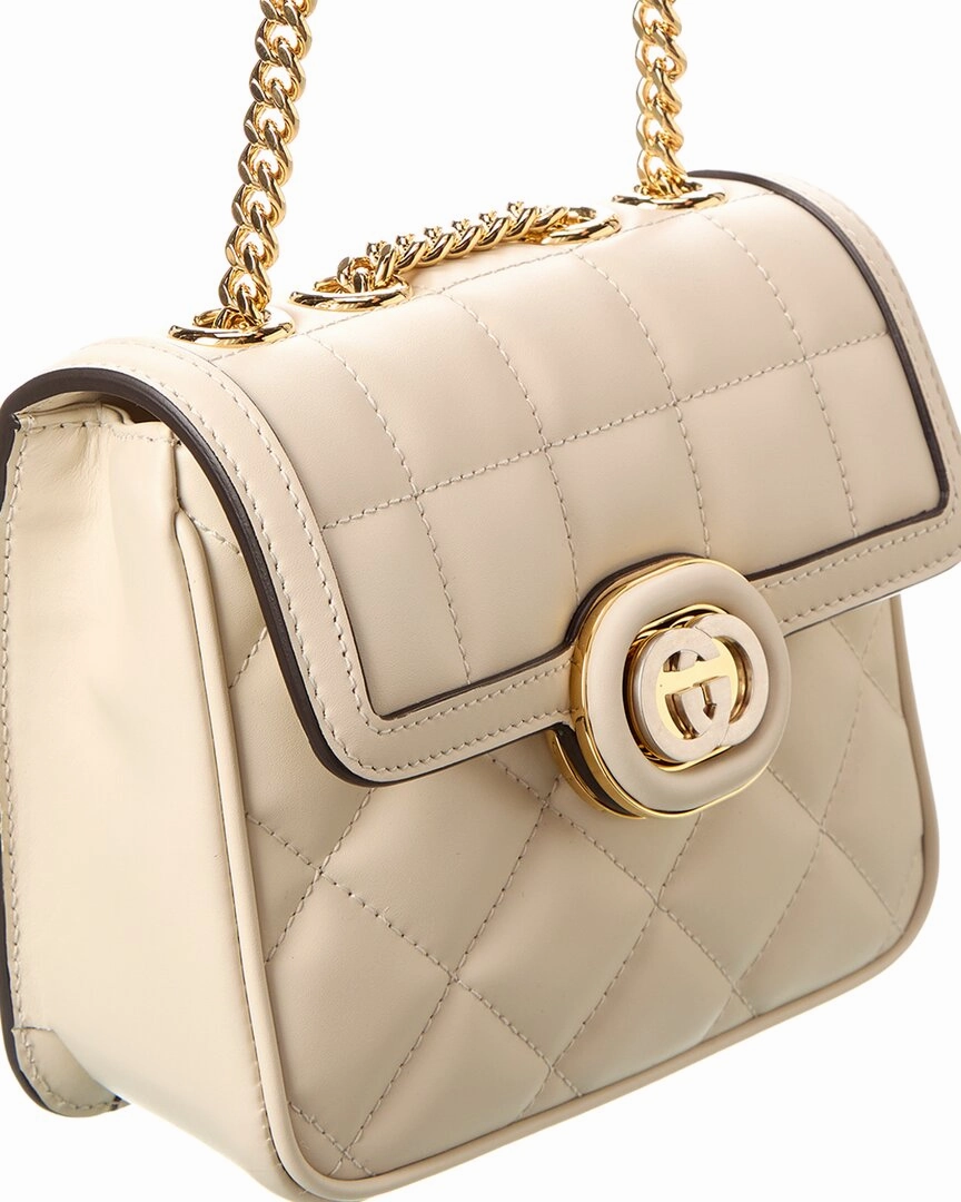Gucci Deco Mini Quilted Leather Shoulder Bag