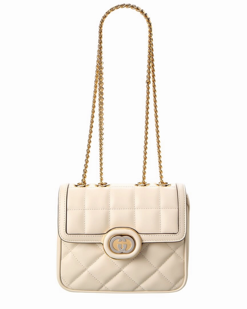 Gucci Deco Mini Quilted Leather Shoulder Bag