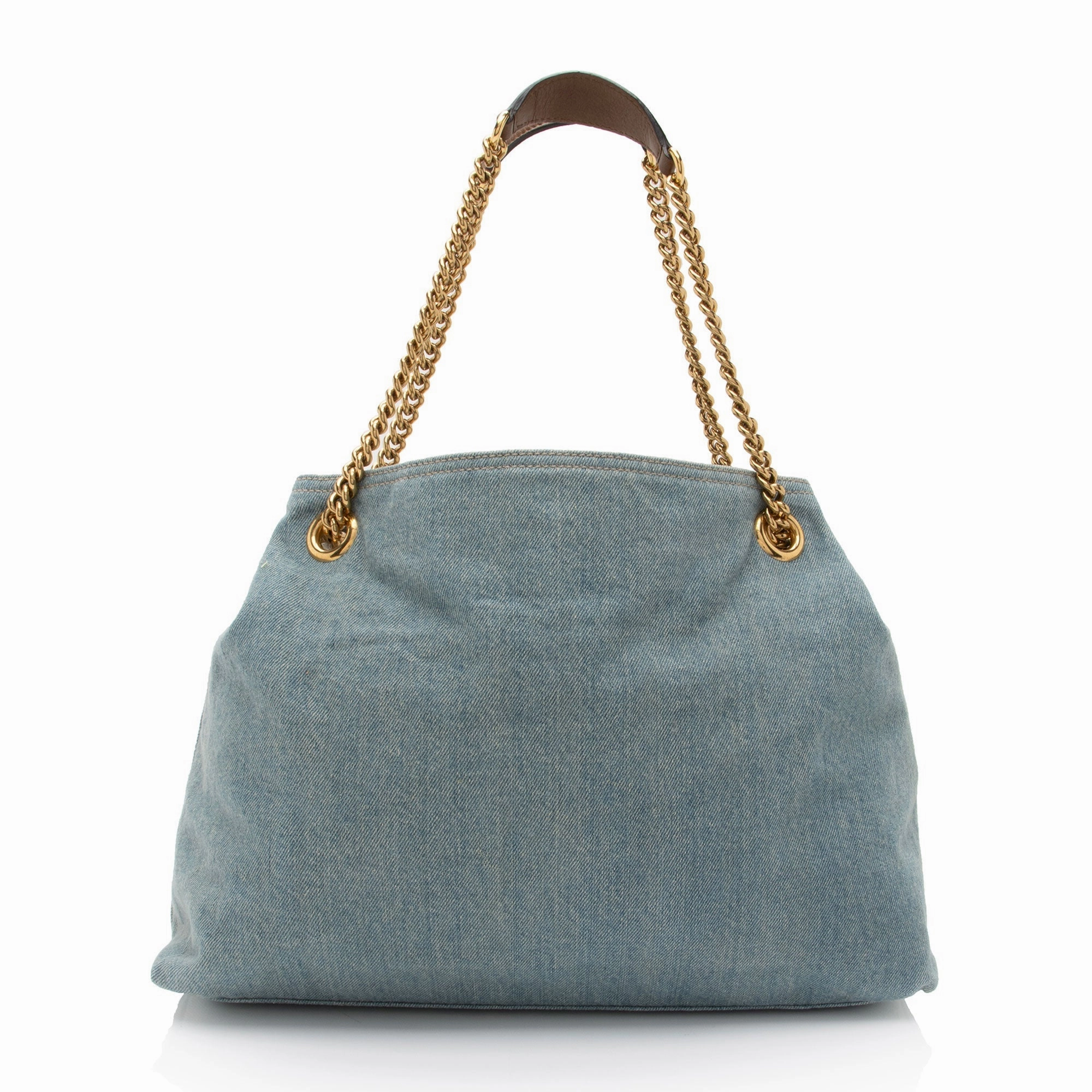 Gucci Denim Soho Medium Shoulder Bag (SHF-gKU581)
