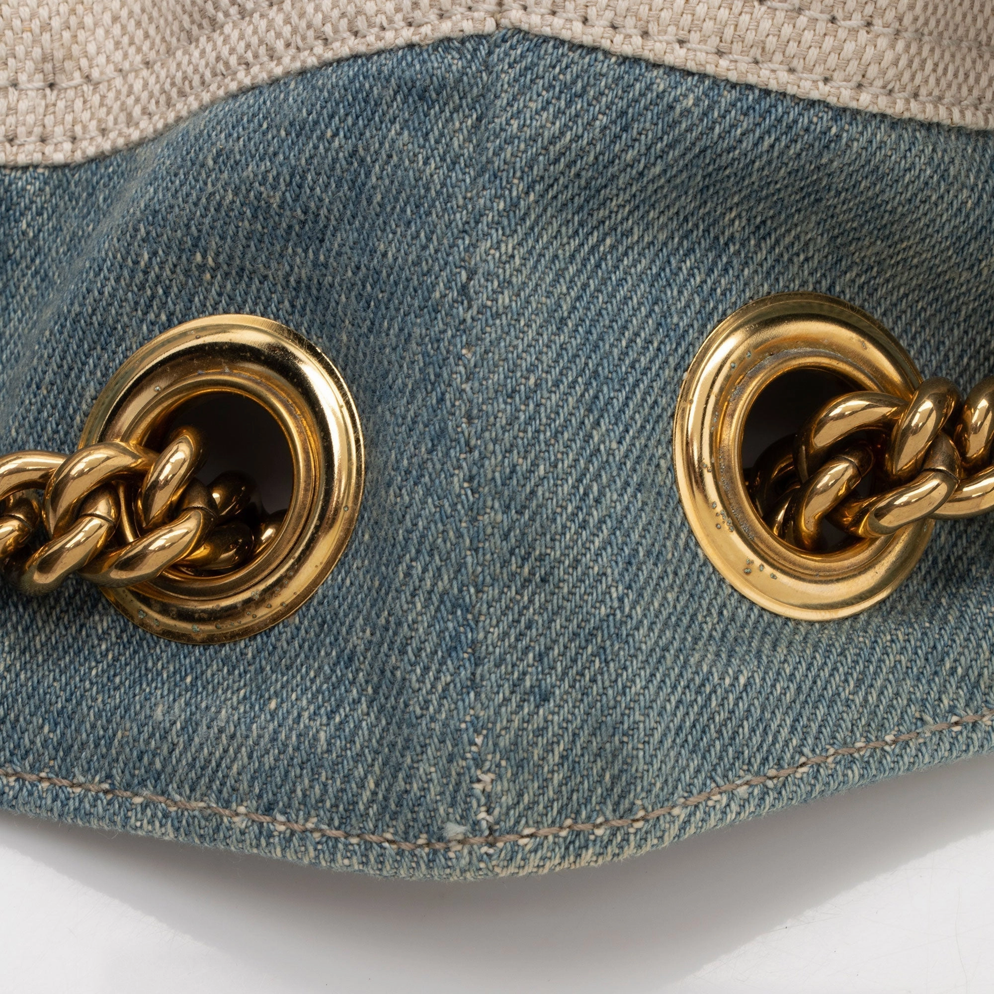 Gucci Denim Soho Medium Shoulder Bag (SHF-gKU581)