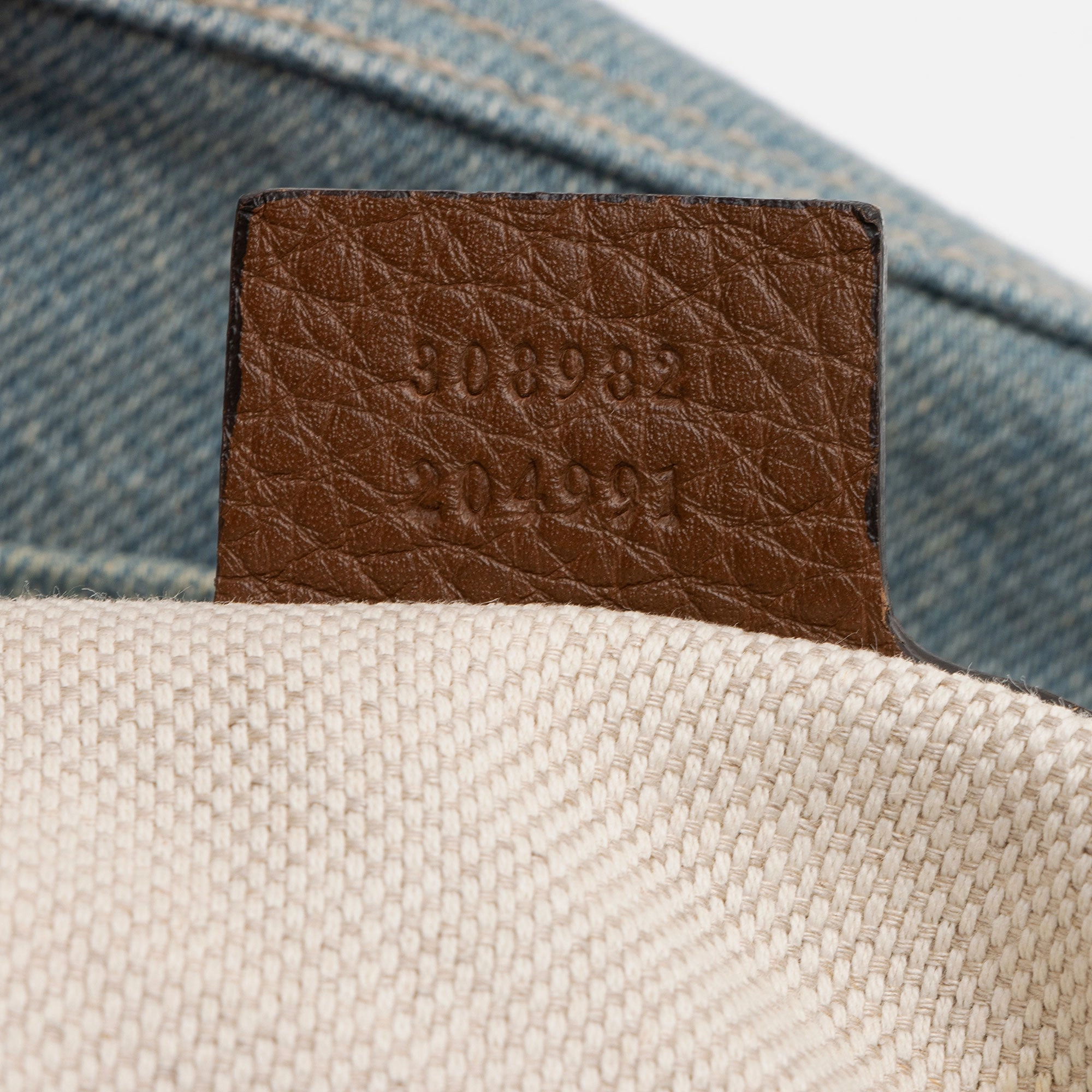 Gucci Denim Soho Medium Shoulder Bag (SHF-gKU581)