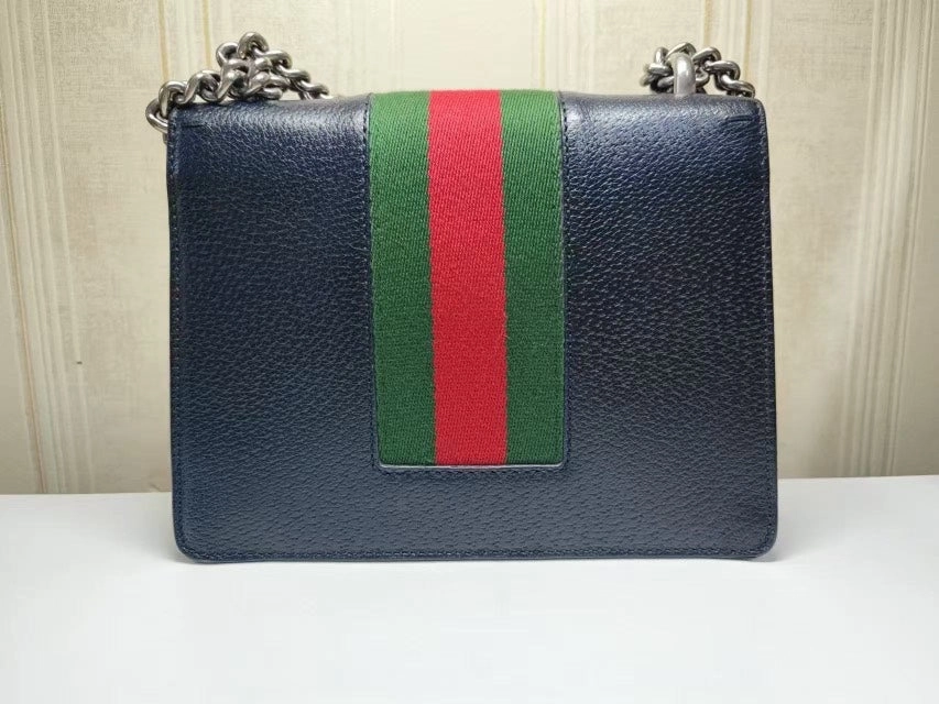Gucci Dionysus Black Leather Shoulder Bag Small