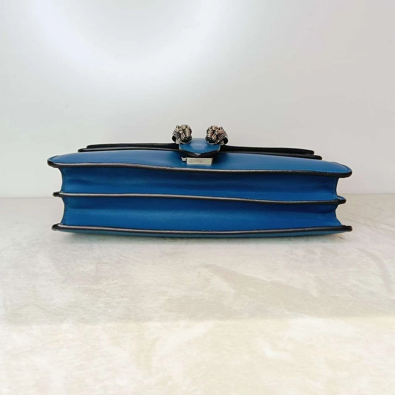 Gucci Dionysus Blue Leather Shoulder Bag