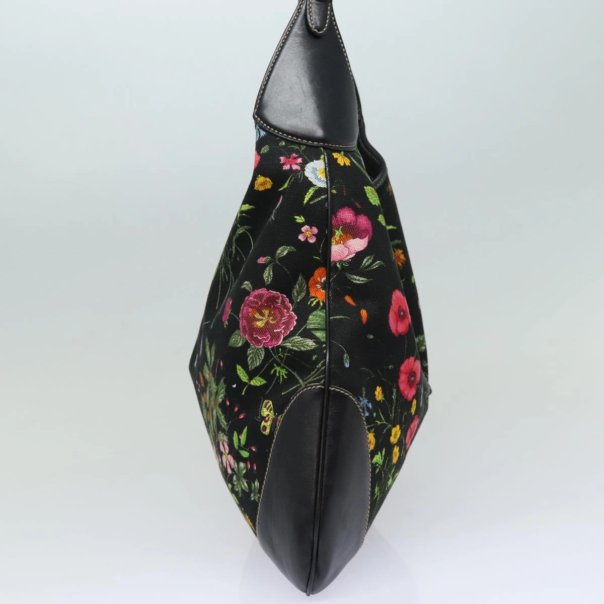 GUCCI Flora Jackie Shoulder Bag Canvas Multicolor 153693  13815