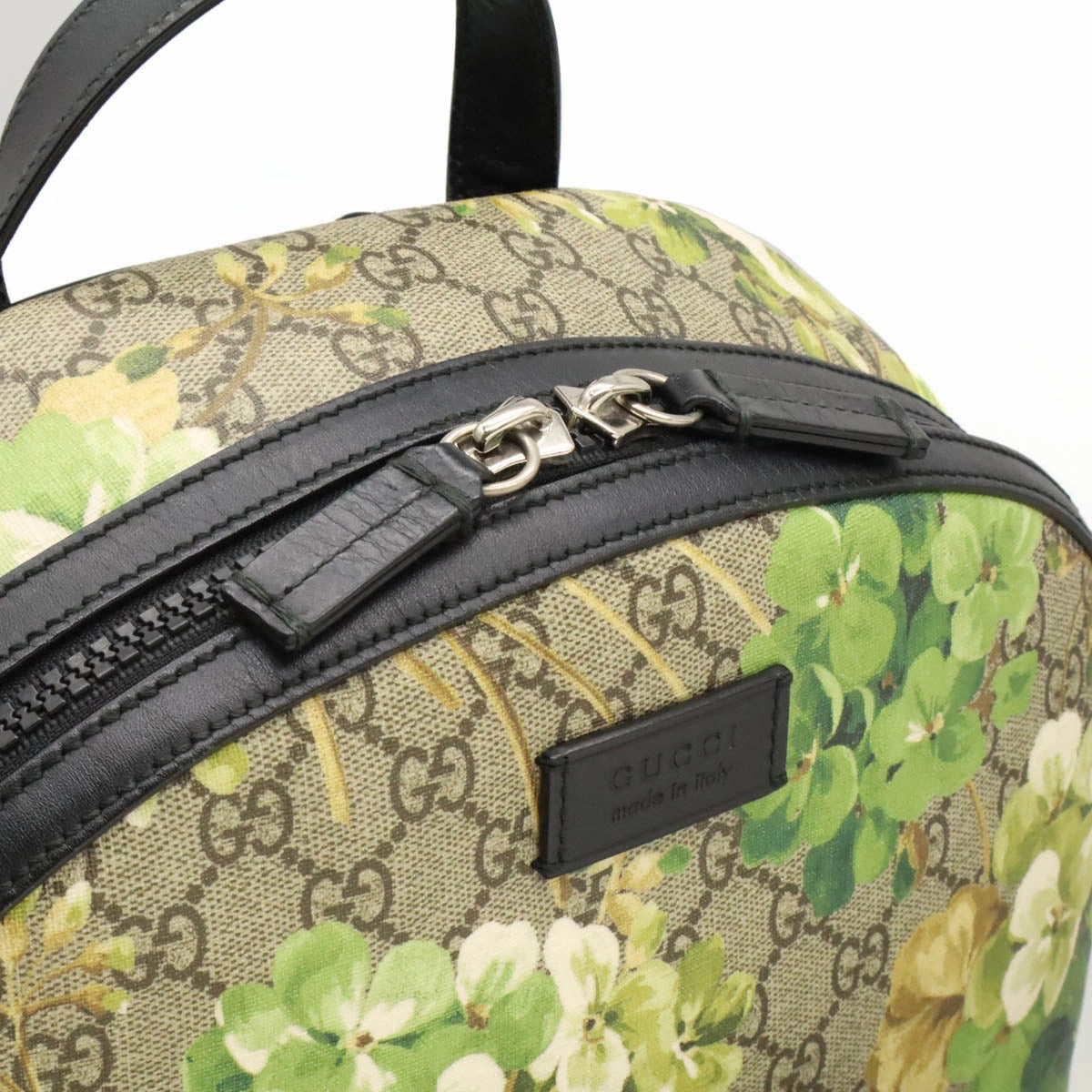 Gucci GG Blooms Supreme Backpack PVC Leather