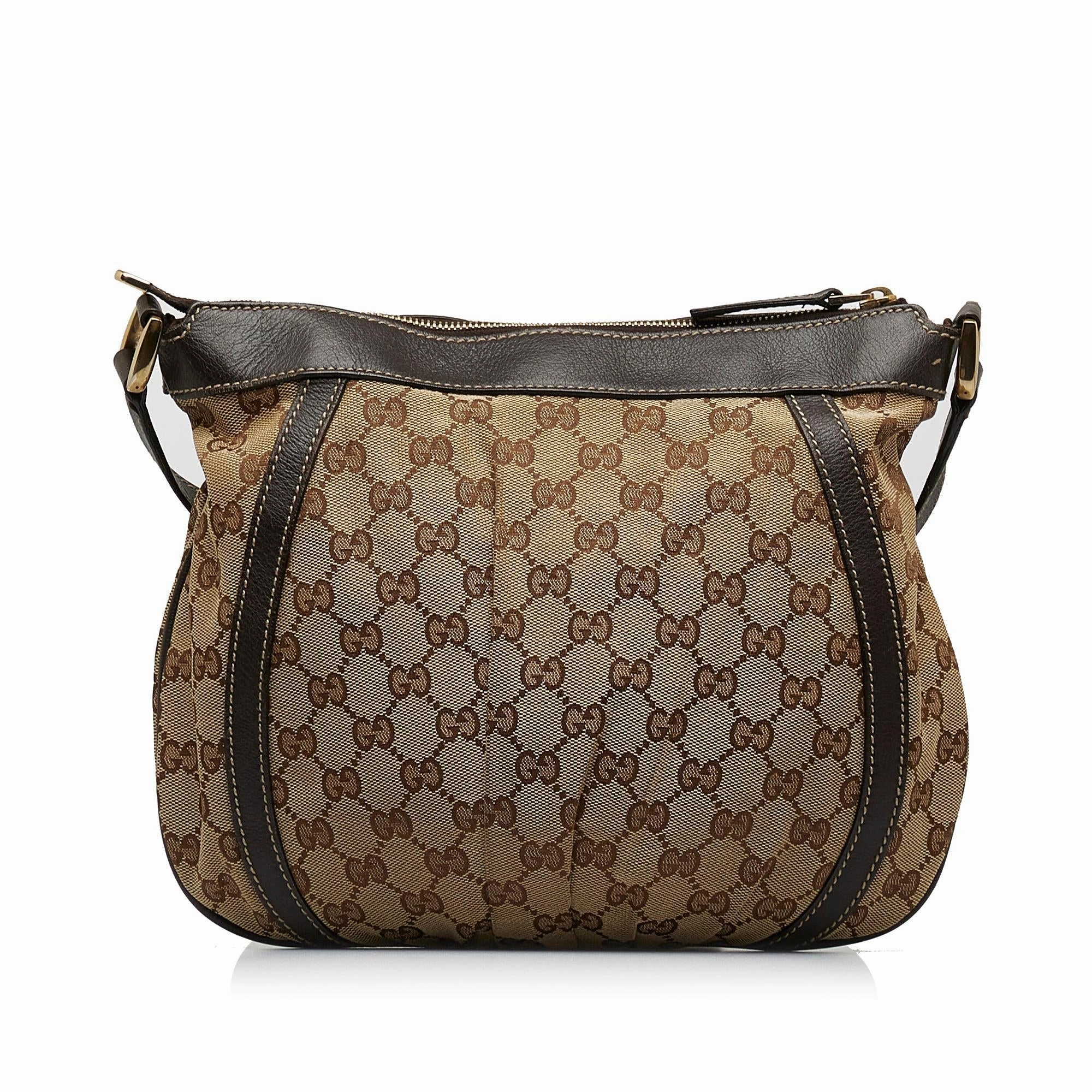 Gucci GG Canvas Abbey D-Ring Crossbody Bag (SHG-ThMn65)