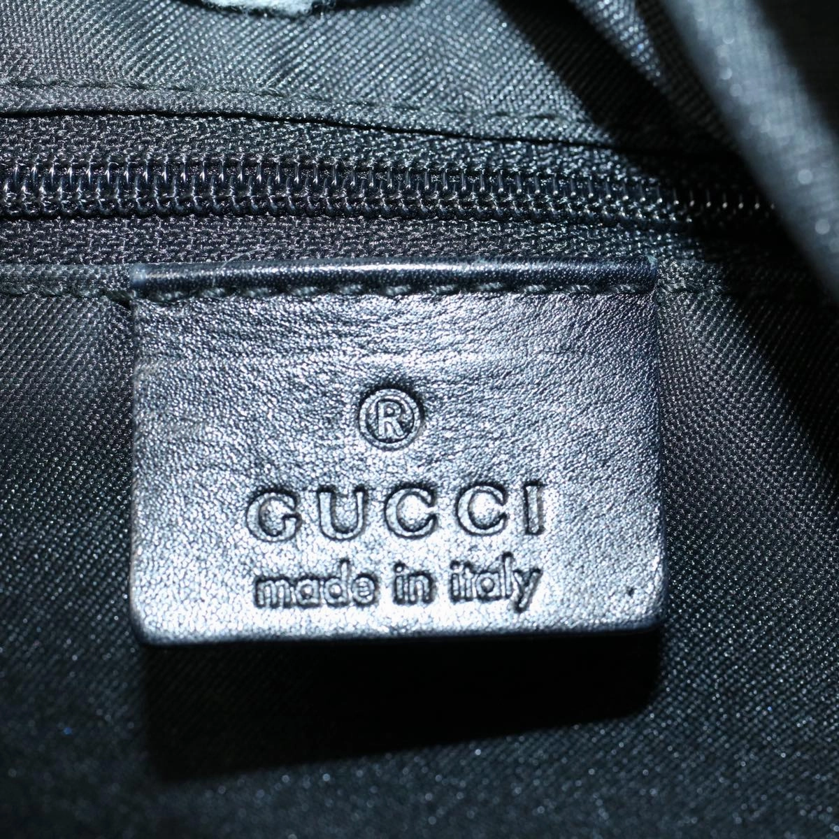 GUCCI GG Canvas Bamboo Shoulder Bag Black 000 0531 002058  ep1777