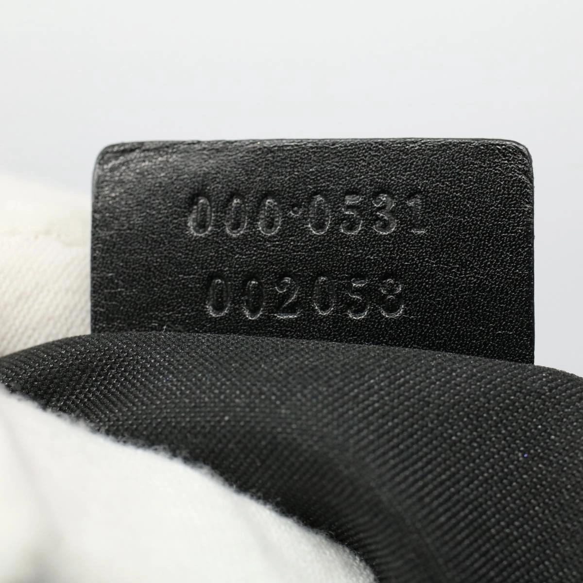 GUCCI GG Canvas Bamboo Shoulder Bag Black 000 0531 002058  ep1777