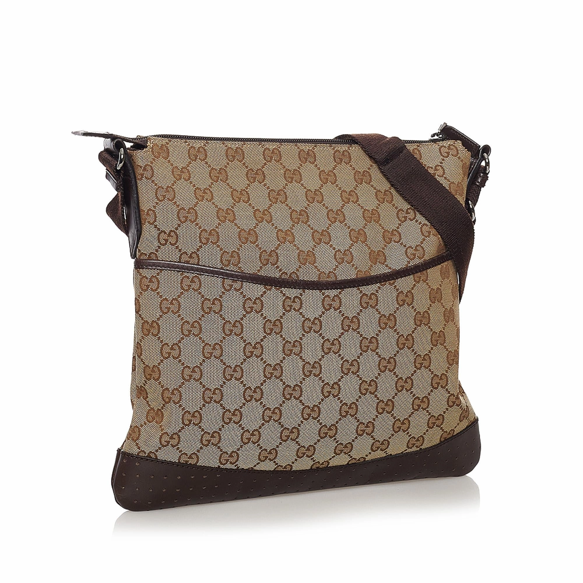 Gucci GG Canvas Crossbody Bag (SHG-32218)