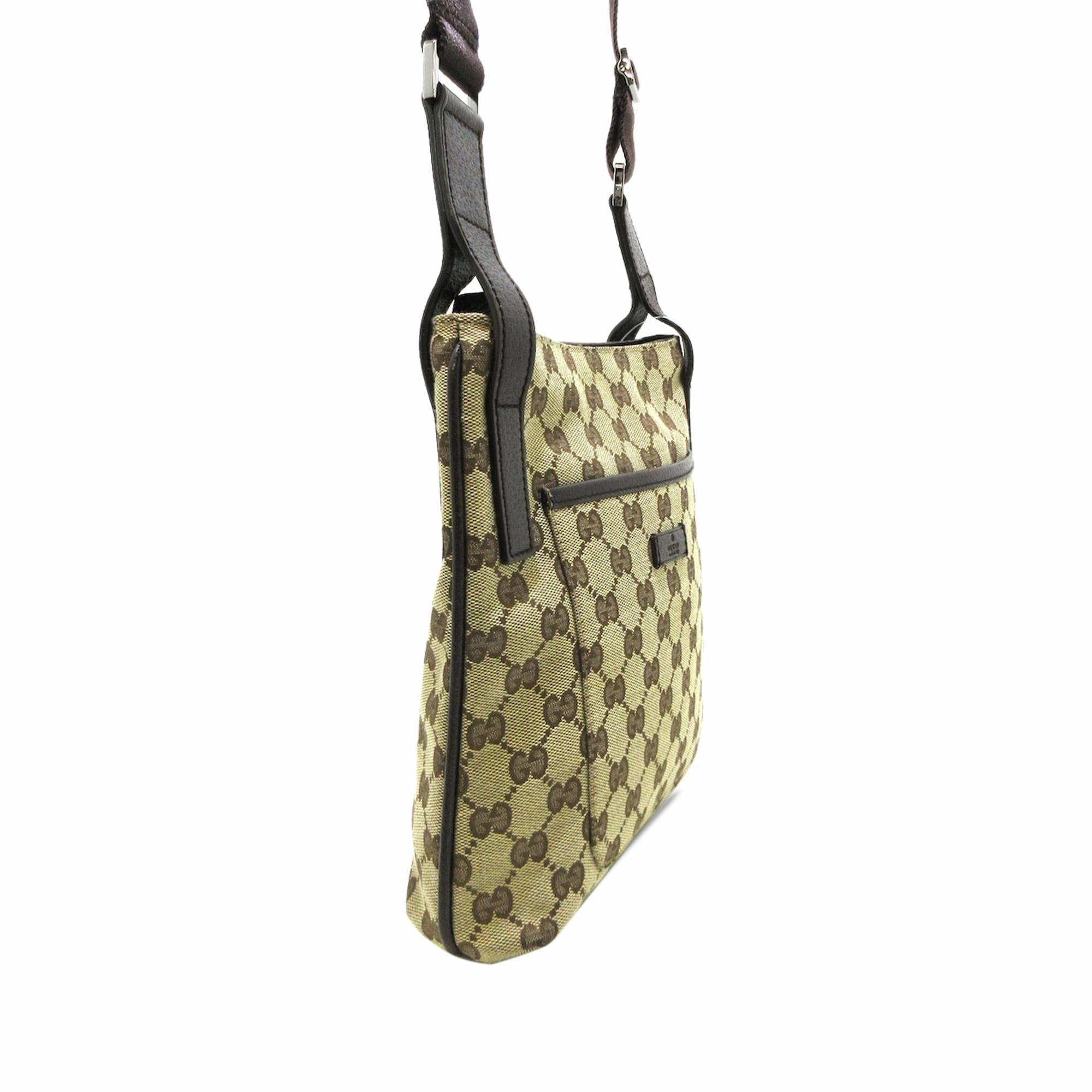 Gucci GG Canvas Crossbody Bag (SHG-x23w1X)