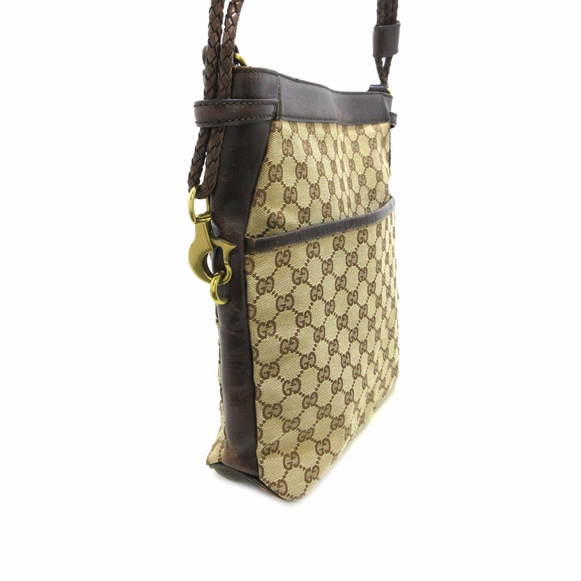 Gucci GG Canvas Crossbody (SHG-yLPVed)