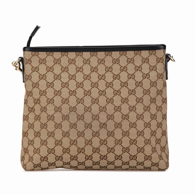 Gucci GG Canvas Leather Shoulder Bag 388926