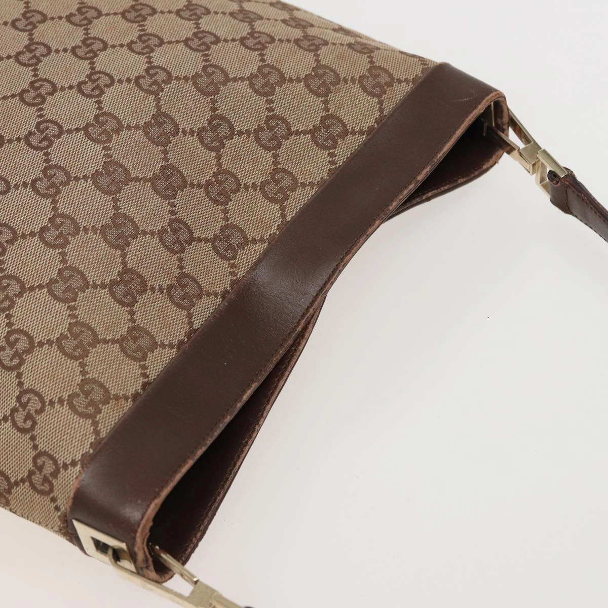 GUCCI GG Canvas Shoulder Bag Beige 001 4231  79419