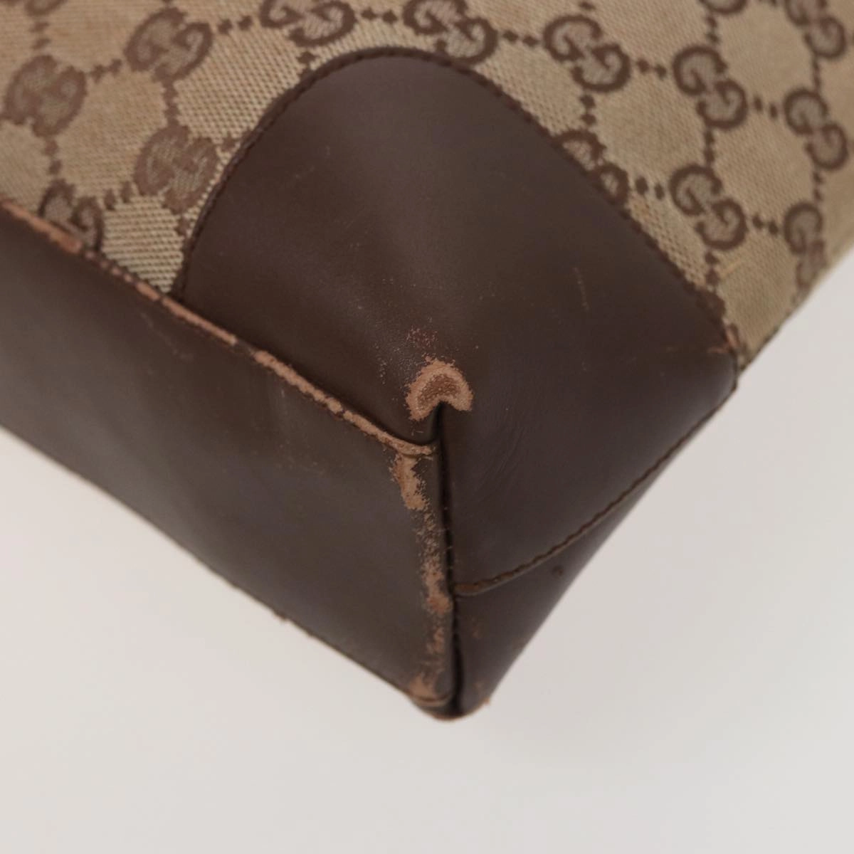 GUCCI GG Canvas Shoulder Bag Beige 001 4231  79419