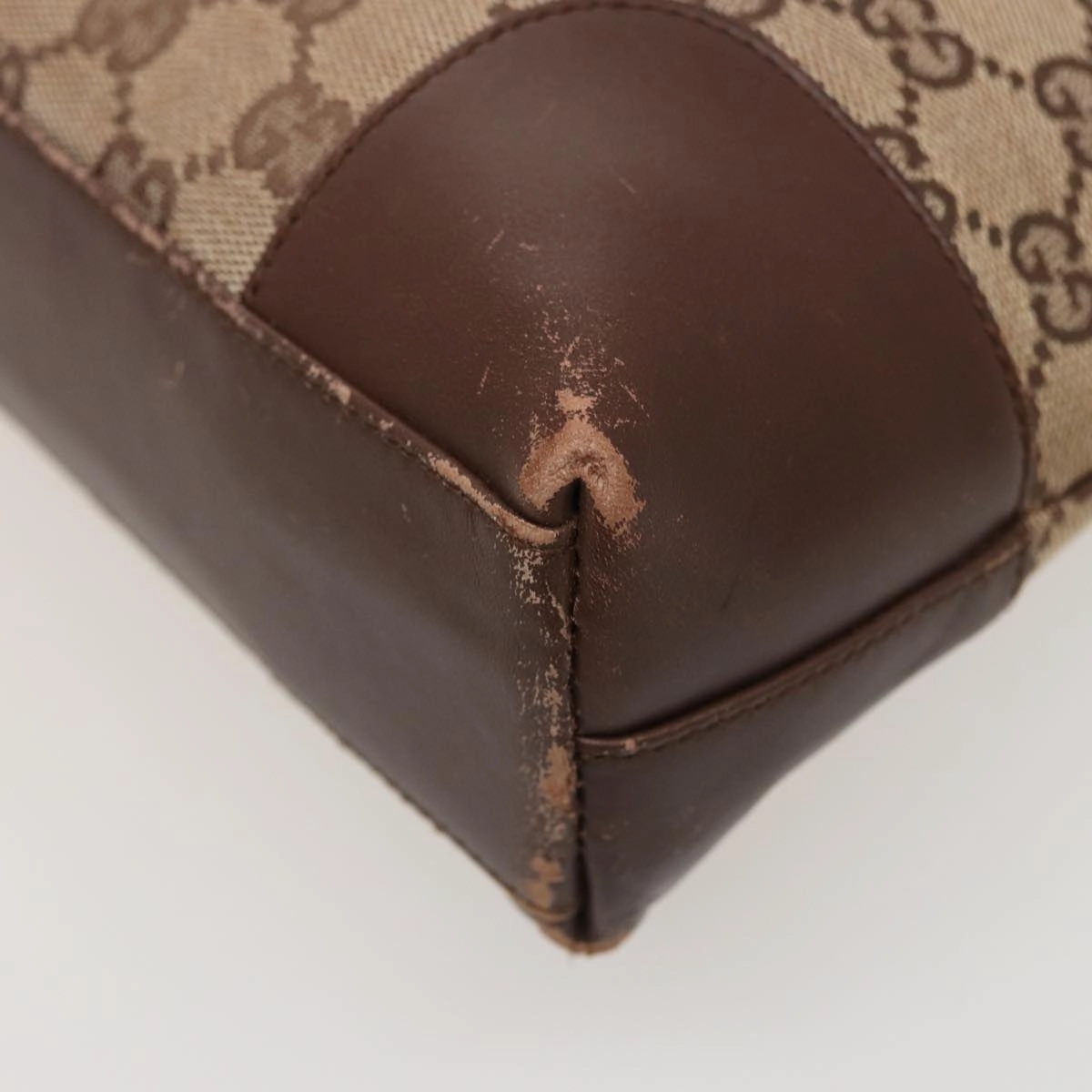 GUCCI GG Canvas Shoulder Bag Beige 001 4231  79419