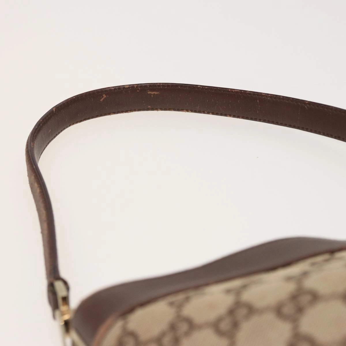 GUCCI GG Canvas Shoulder Bag Beige 001 4231  79419
