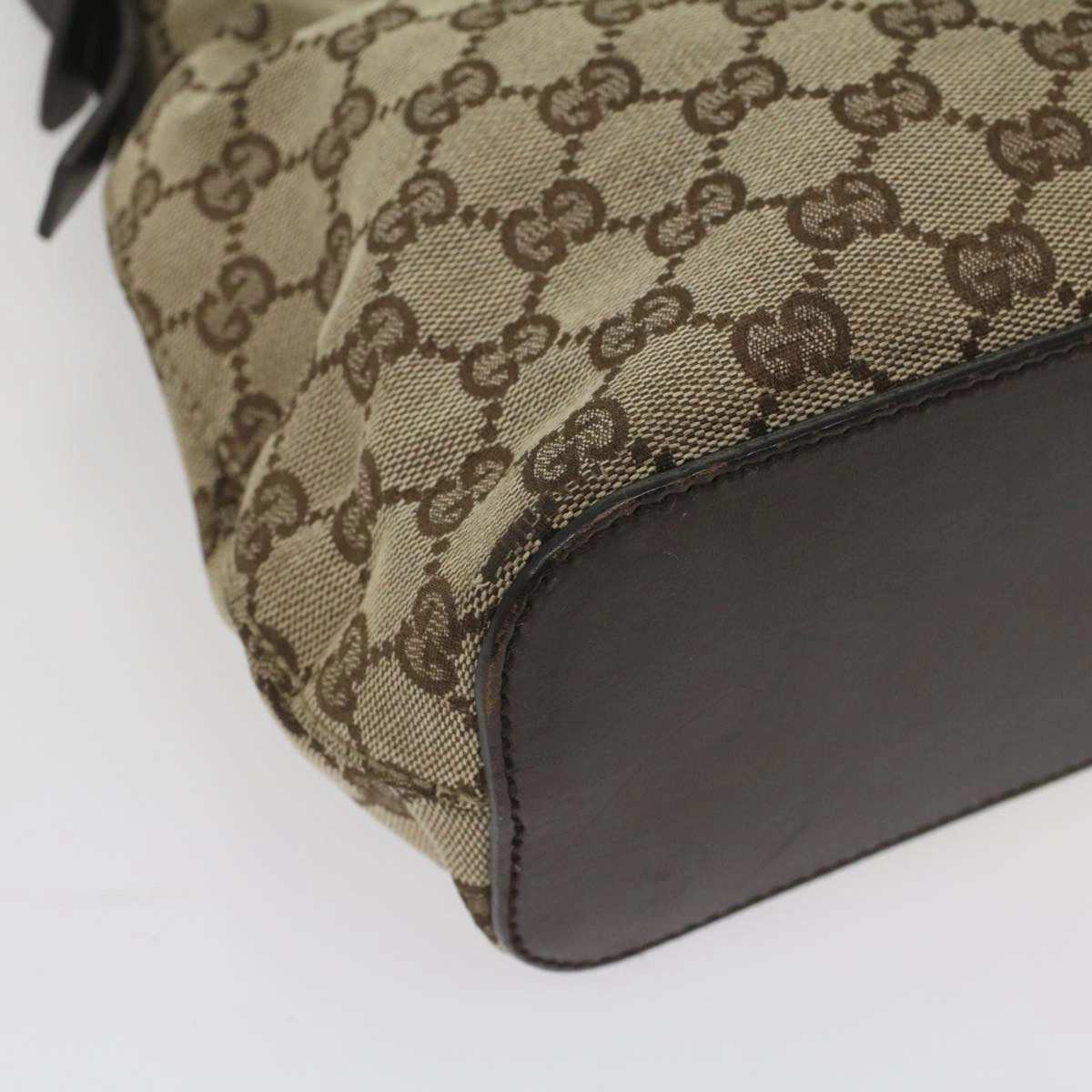 GUCCI GG Canvas Shoulder Bag Beige 107752  8859