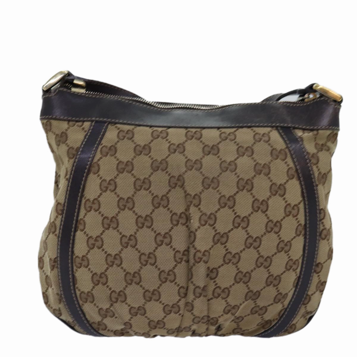 Gucci Gg Canvas Shoulder Bag Beige