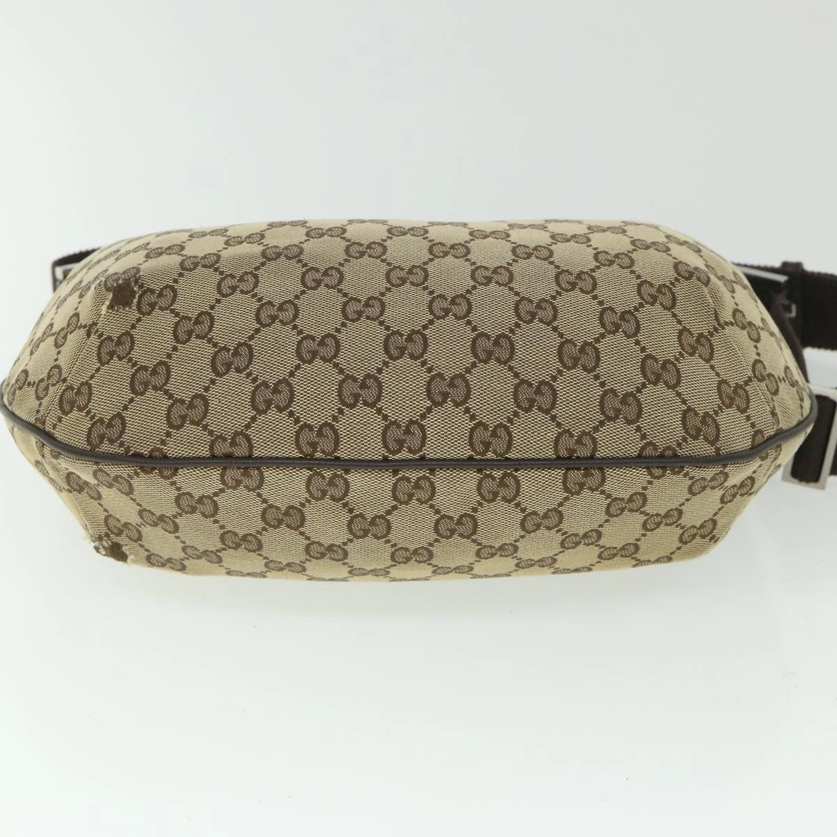 GUCCI GG Canvas Shoulder Bag Beige Brown 181092  56054