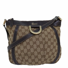 Gucci Gg Canvas Shoulder Bag Beige