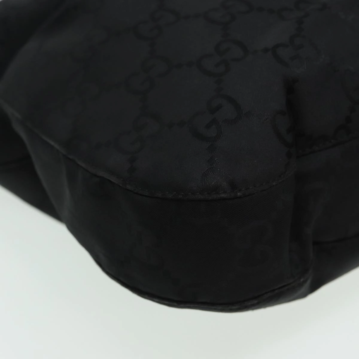 GUCCI GG Canvas Shoulder Bag Black 001 3166 1705  bs15620