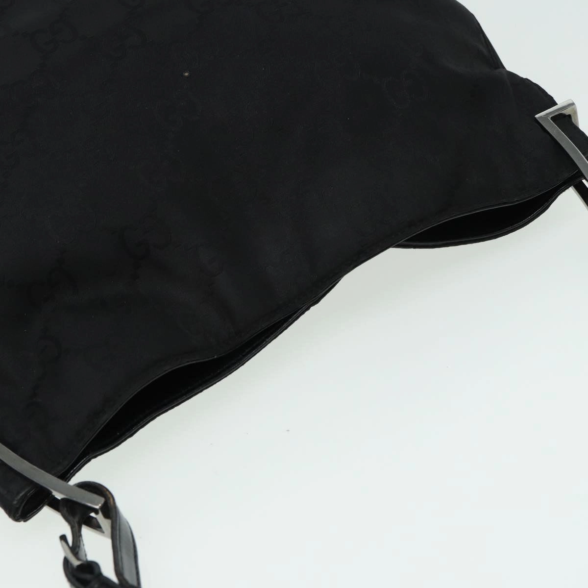 GUCCI GG Canvas Shoulder Bag Black 001 3166 1705  bs15620