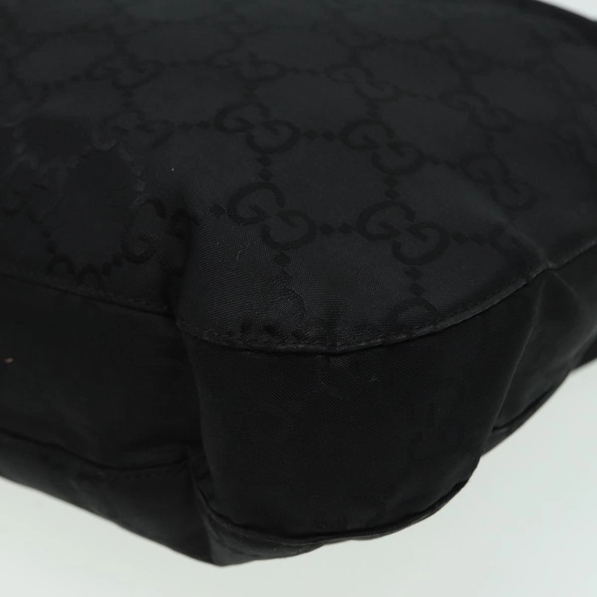 GUCCI GG Canvas Shoulder Bag Black 001 3166 1705  bs15620
