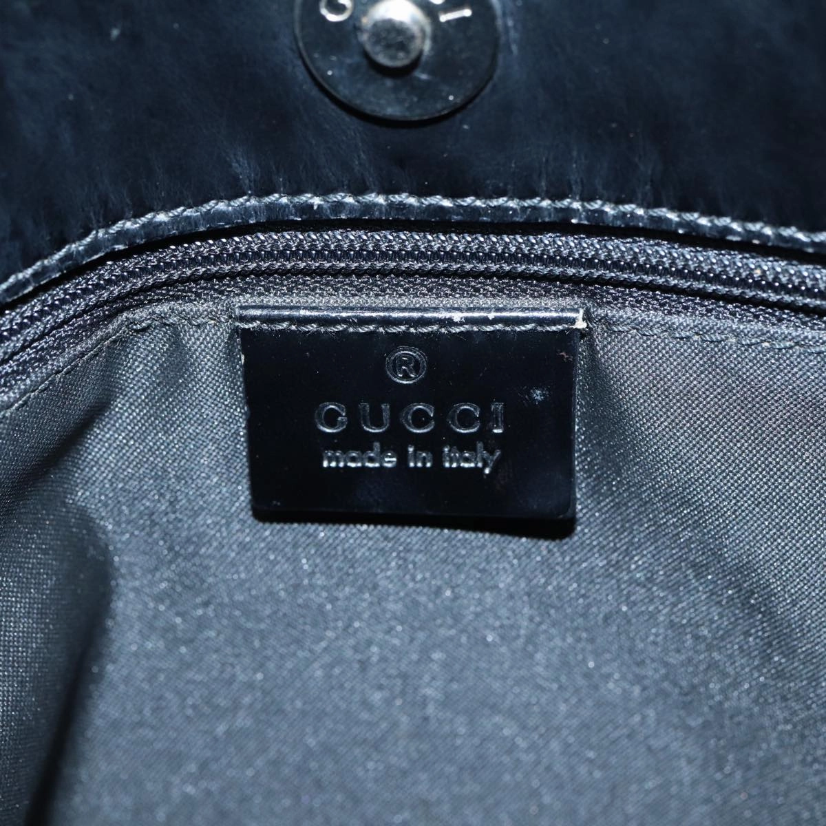 GUCCI GG Canvas Shoulder Bag Black 001 3166 1705  bs15620