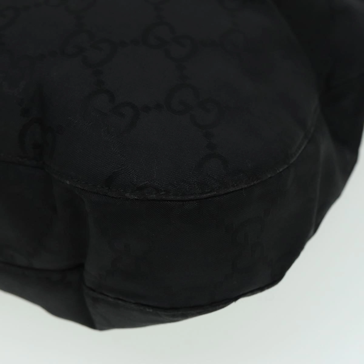 GUCCI GG Canvas Shoulder Bag Black 001 3166 1705  bs15620