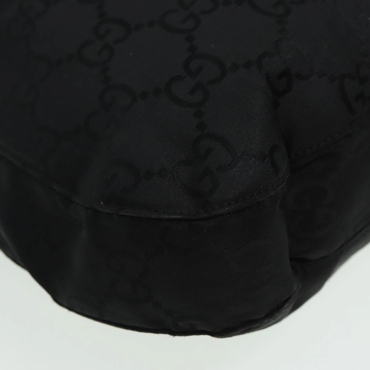 GUCCI GG Canvas Shoulder Bag Black 001 3166 1705  bs15620