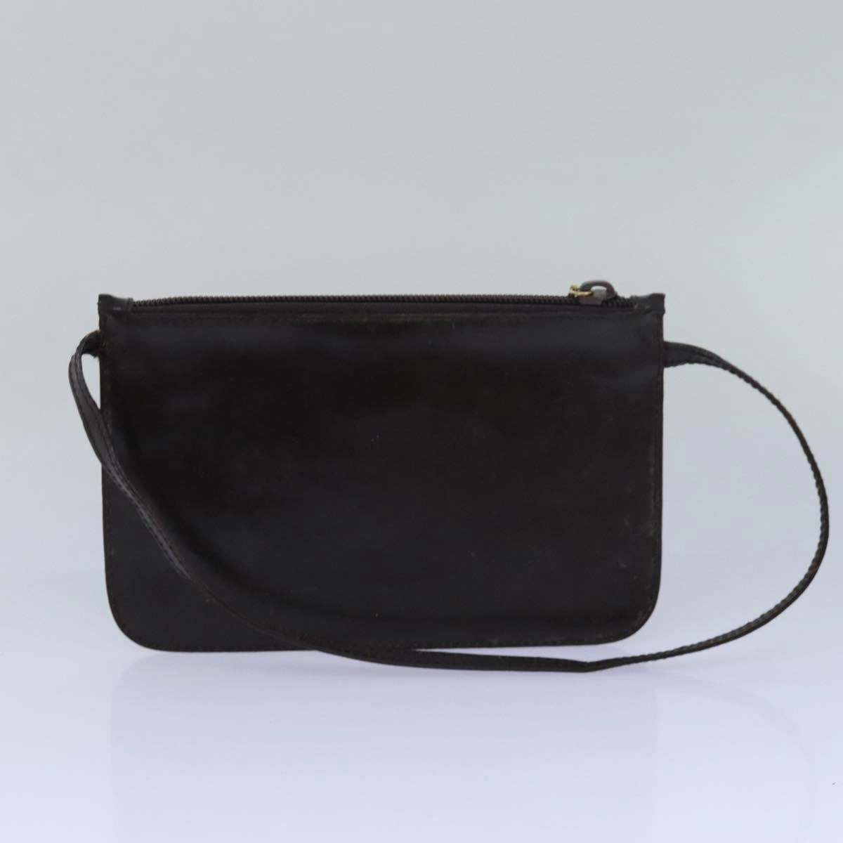 GUCCI GG Canvas Shoulder Bag Leather 2Set Brown Black  bs15480
