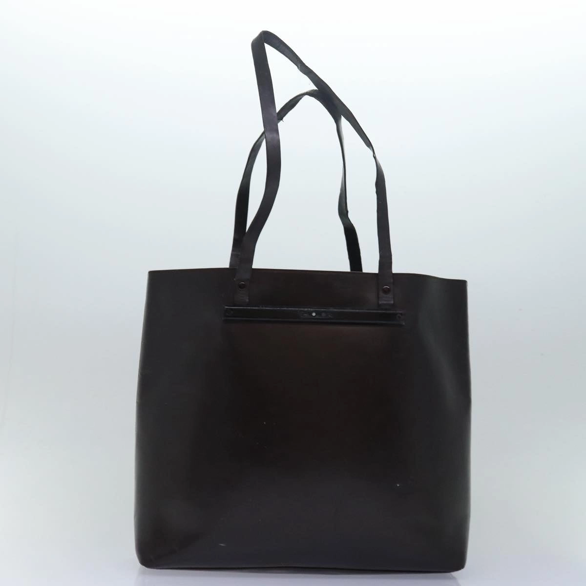 GUCCI GG Canvas Shoulder Bag Leather 2Set Brown Black  bs15480