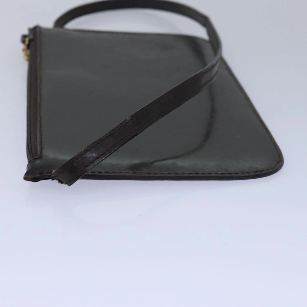 GUCCI GG Canvas Shoulder Bag Leather 2Set Brown Black  bs15480