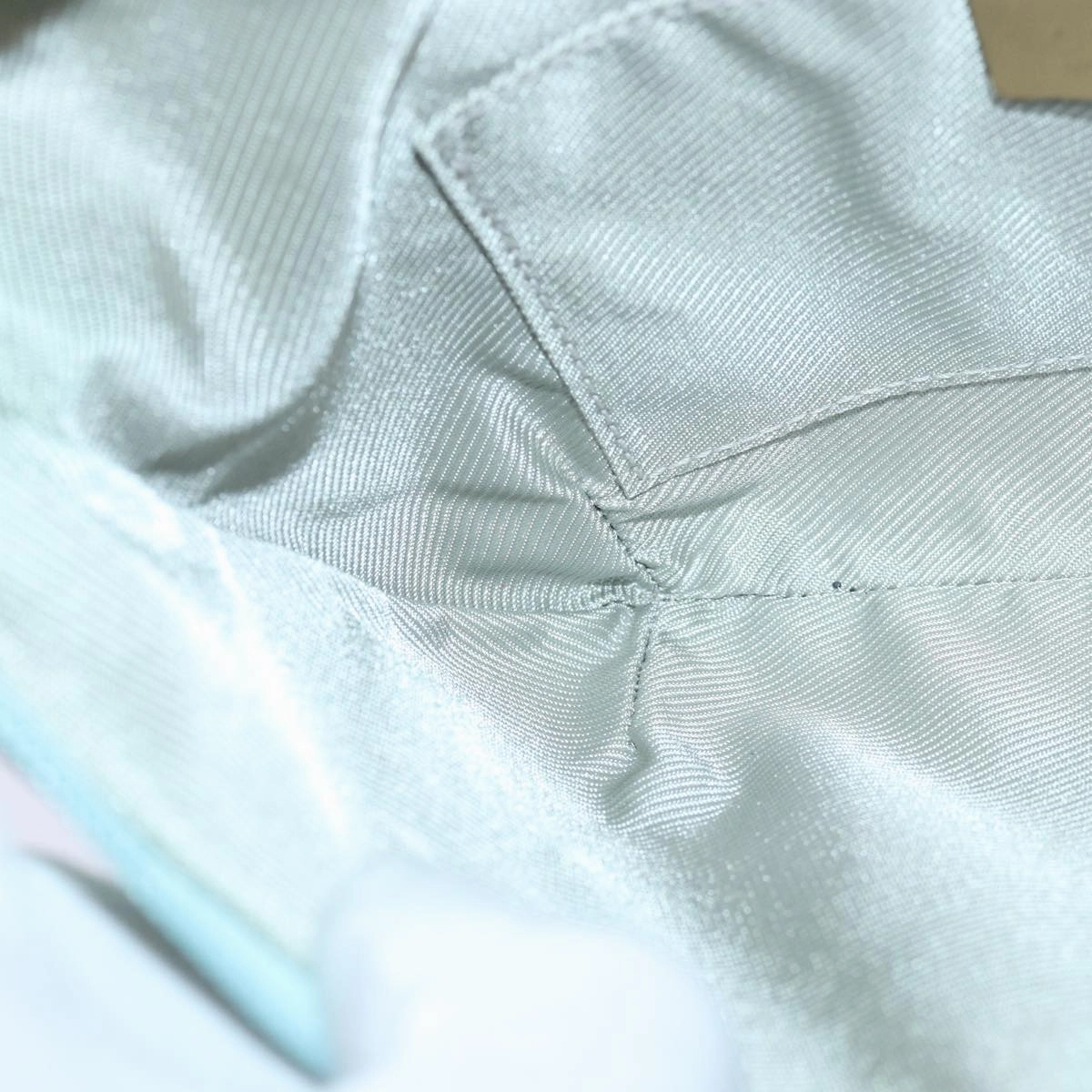 GUCCI GG Canvas Shoulder Bag Light Blue Gold 005 0813  85517