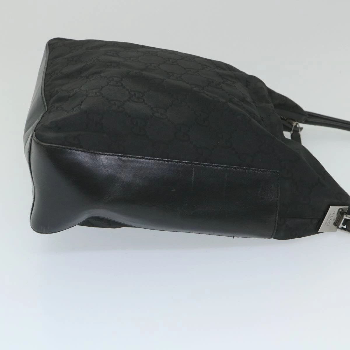 GUCCI GG Canvas Shoulder Bag Nylon Black 002 3770 200047  bs9277