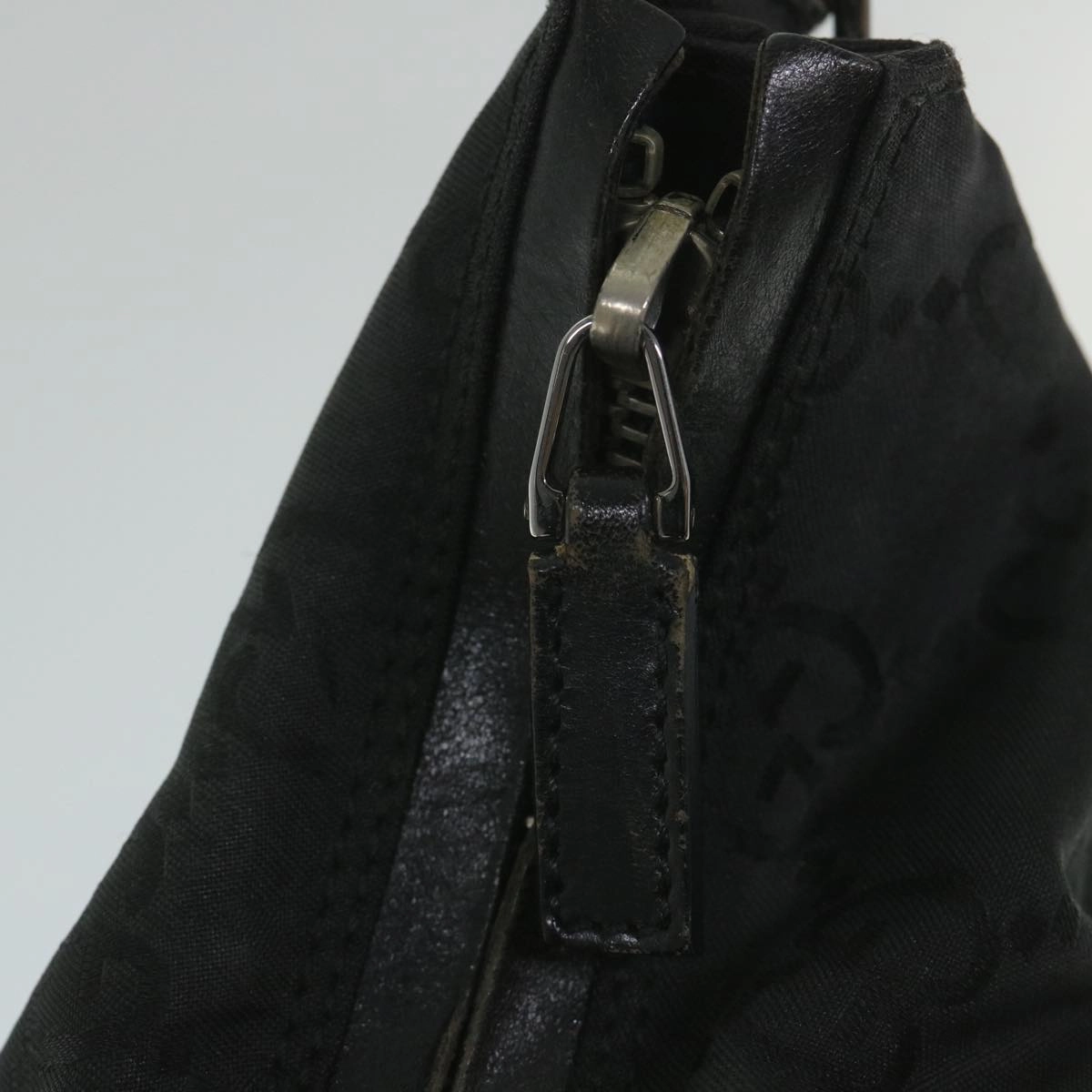 GUCCI GG Canvas Shoulder Bag Nylon Black 002 3770 200047  bs9277