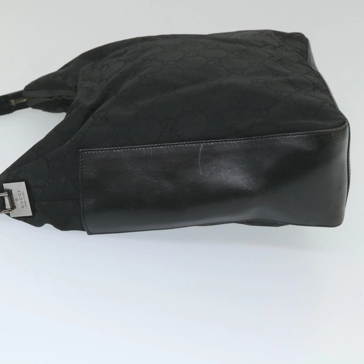 GUCCI GG Canvas Shoulder Bag Nylon Black 002 3770 200047  bs9277