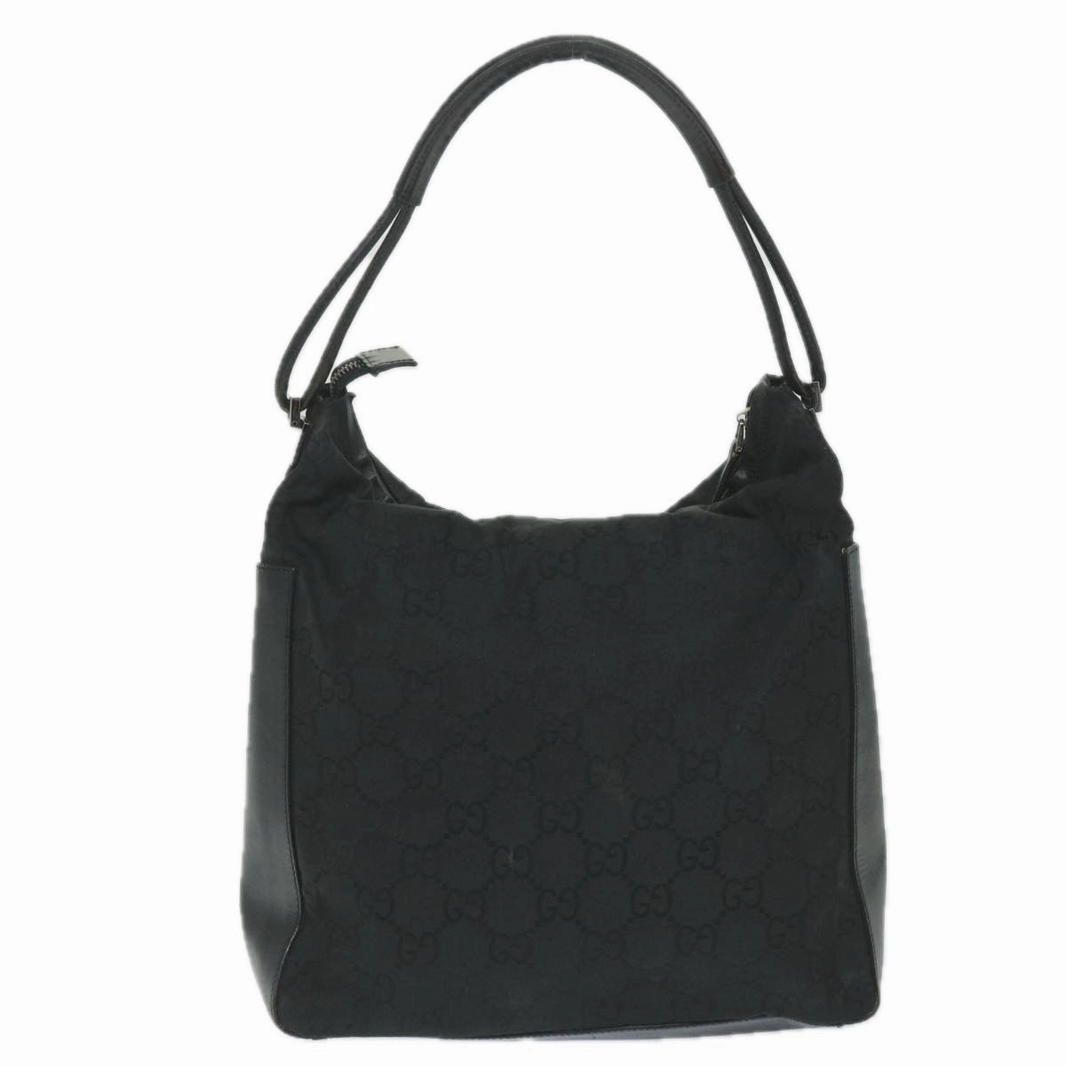 GUCCI GG Canvas Shoulder Bag Nylon Black 002 3770 200047  bs9277