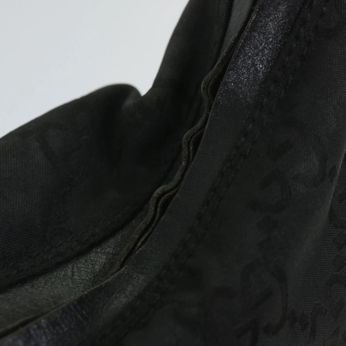 GUCCI GG Canvas Shoulder Bag Nylon Black 002 3770 200047  bs9277