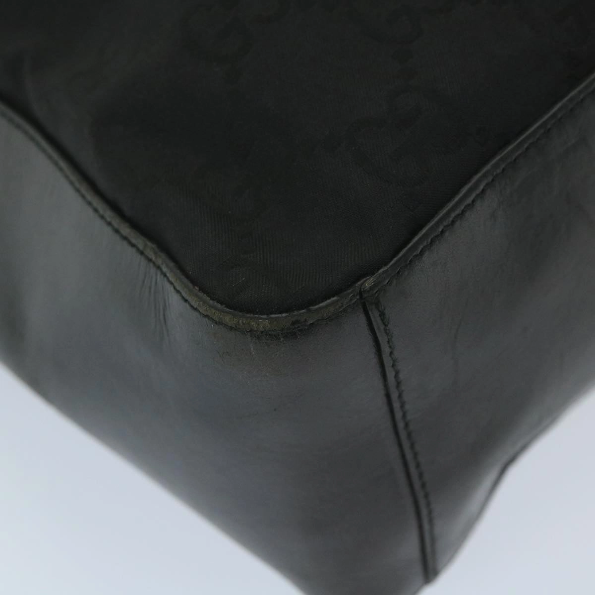 GUCCI GG Canvas Shoulder Bag Nylon Black 002 3770 200047  bs9277