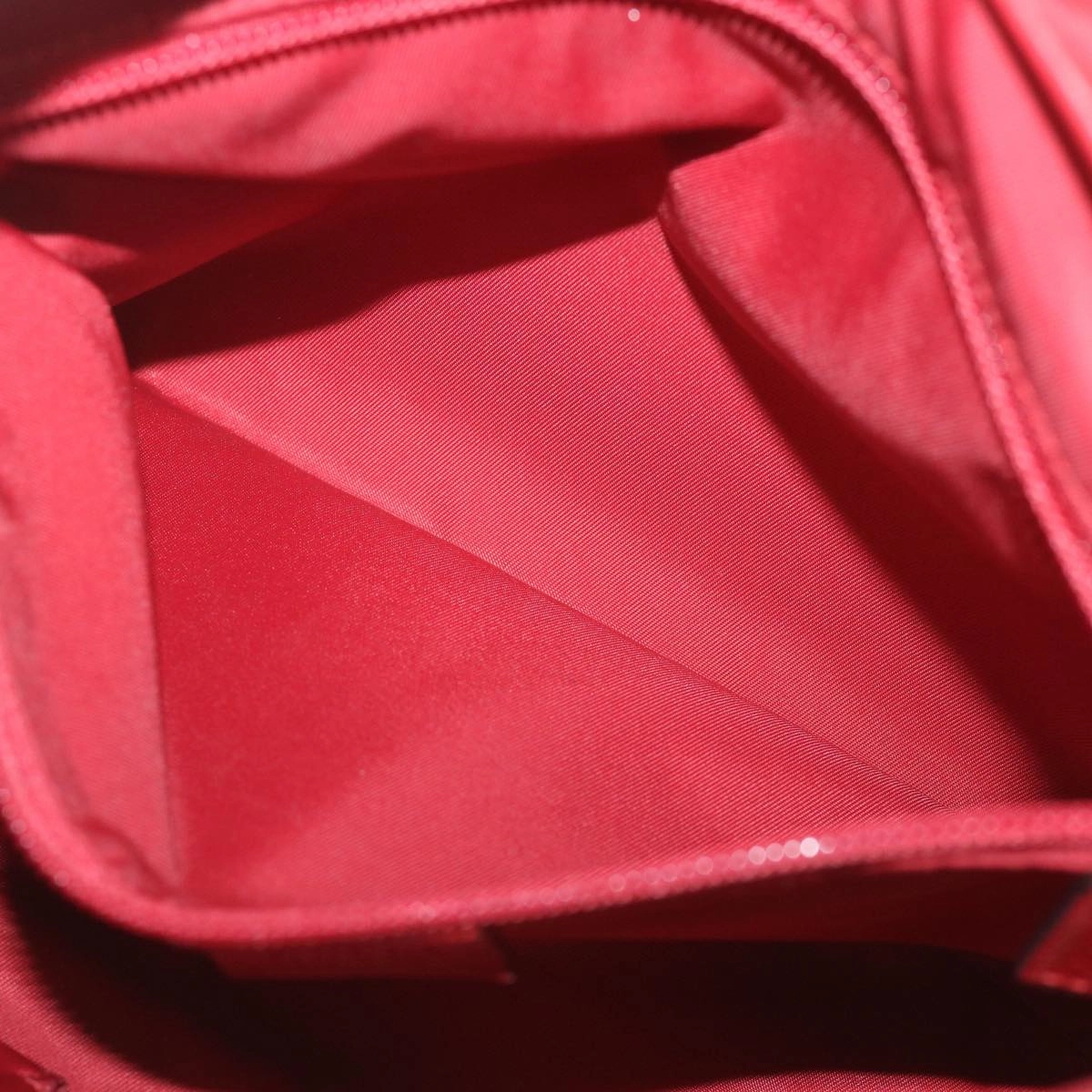 GUCCI GG Canvas Shoulder Bag Nylon Outlet Red 510335  56687