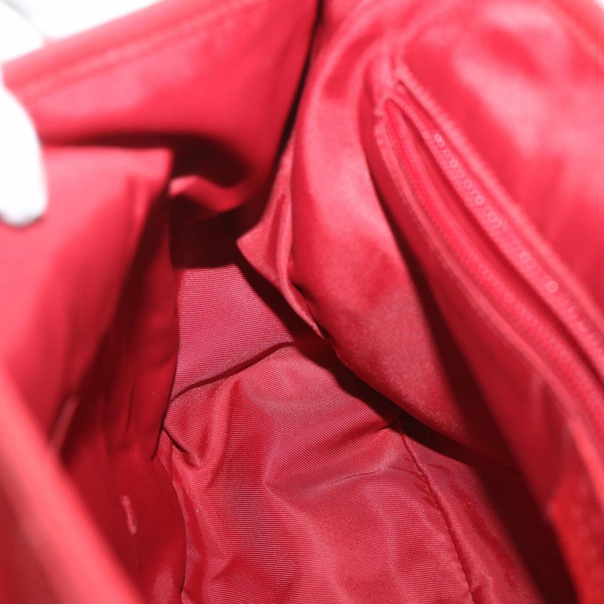 GUCCI GG Canvas Shoulder Bag Nylon Outlet Red 510335  56687
