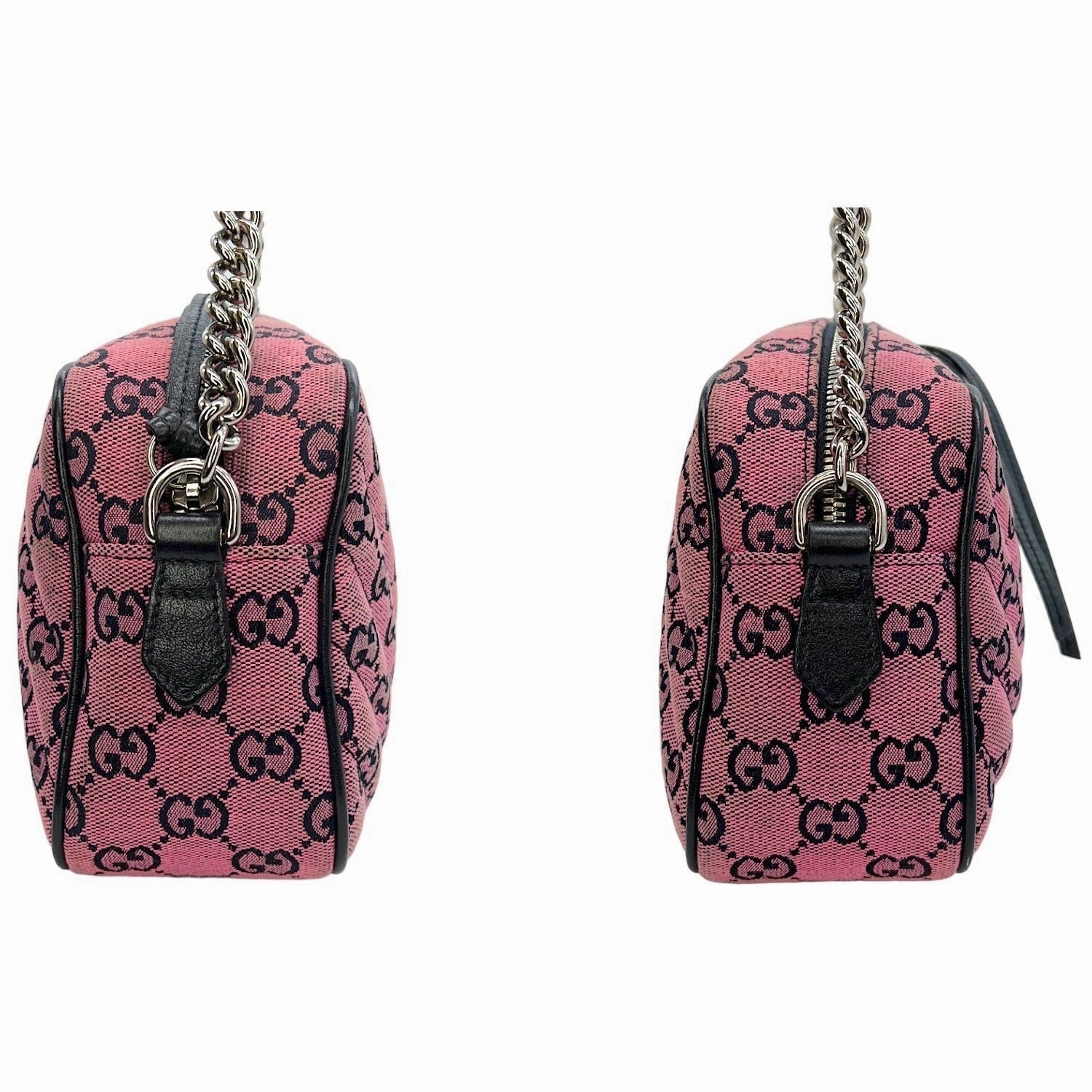 Gucci GG Canvas Small Marmont Matelass Crossbody Bag