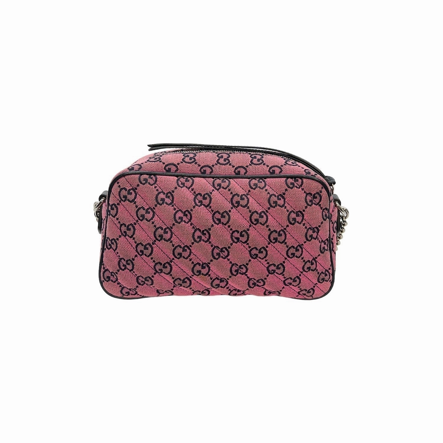Gucci GG Canvas Small Marmont Matelass Crossbody Bag