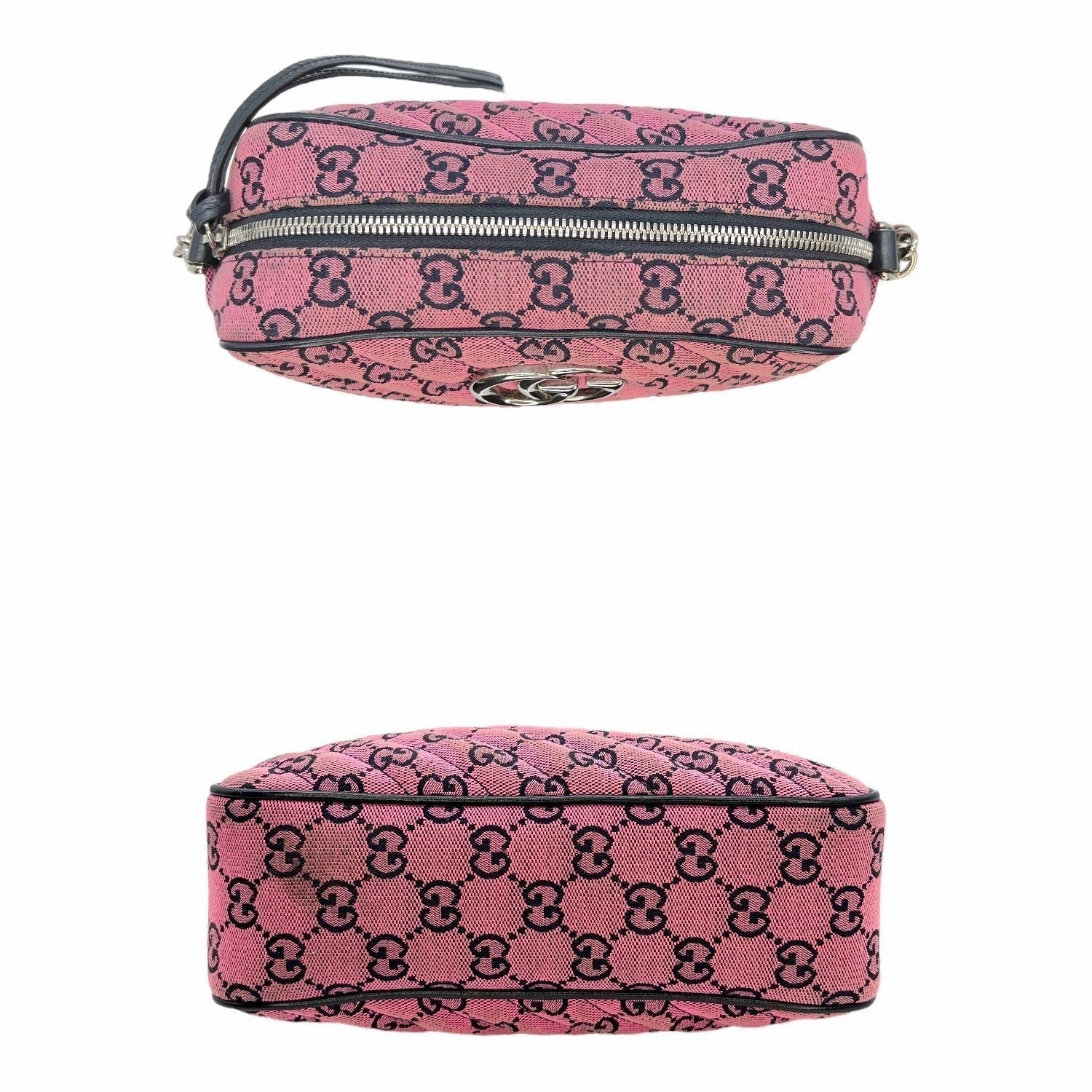 Gucci GG Canvas Small Marmont Matelass Crossbody Bag
