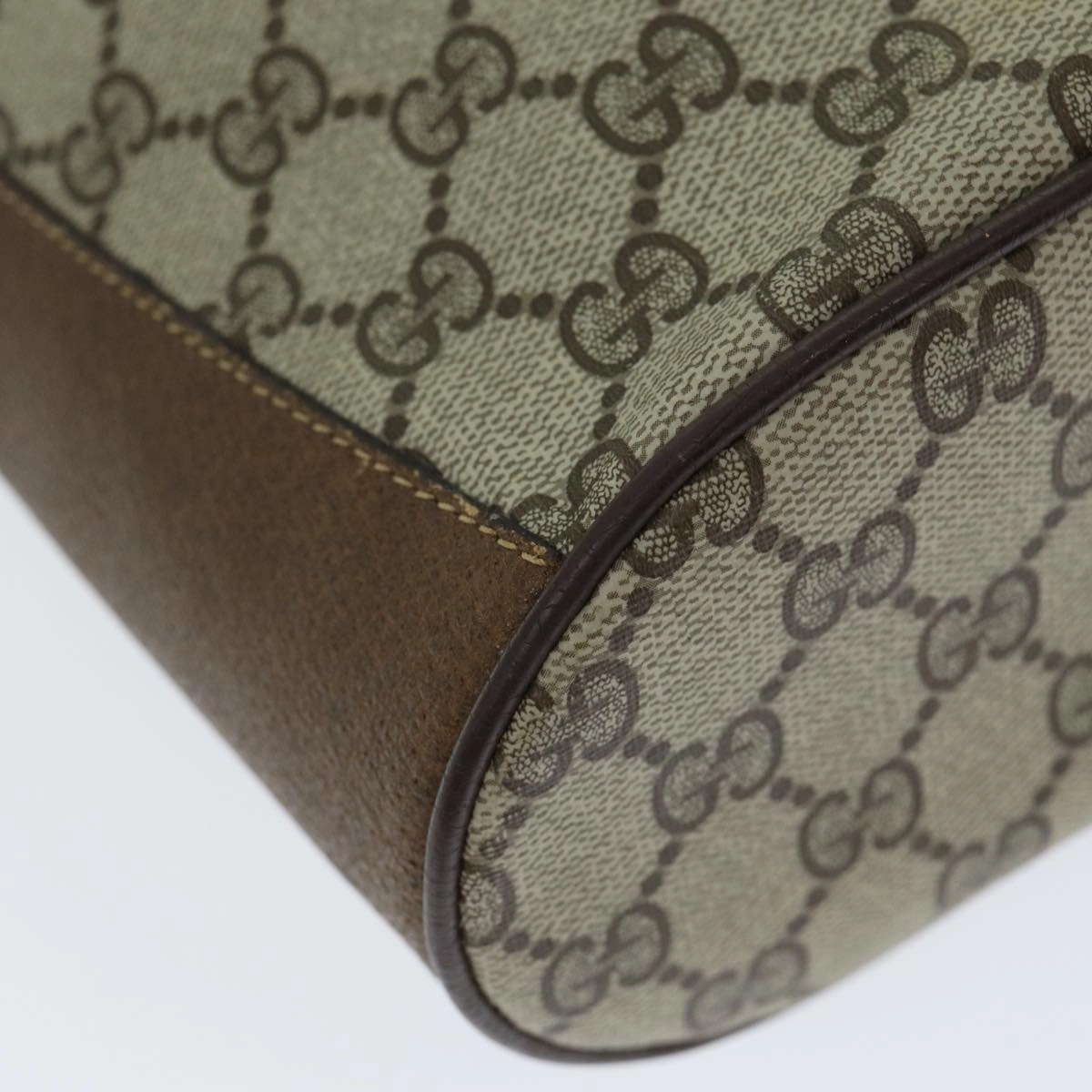 GUCCI GG Canvas Web Sherry Line Shoulder Bag Beige Red 41 02 034  13558