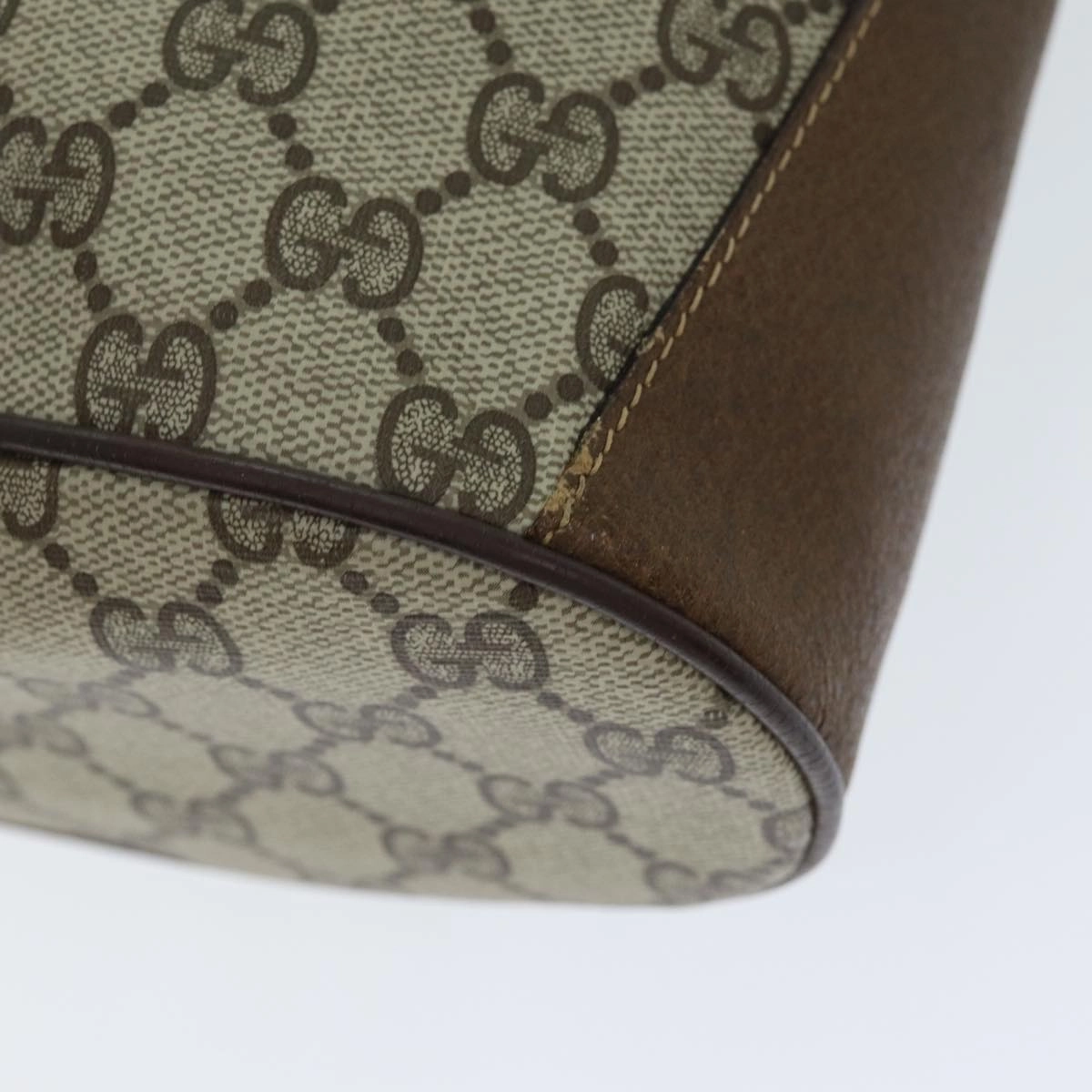 GUCCI GG Canvas Web Sherry Line Shoulder Bag Beige Red 41 02 034  13558