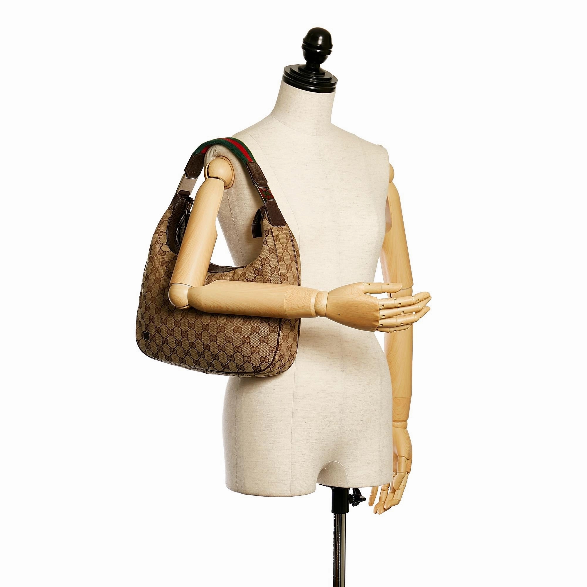 Gucci GG Canvas Web Shoulder Bag (SHG-33600)